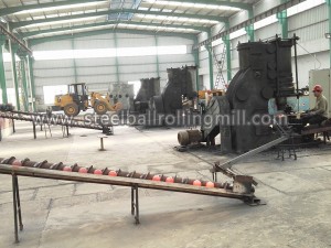 ?100-?150鋼球鍛造生產線應用現場